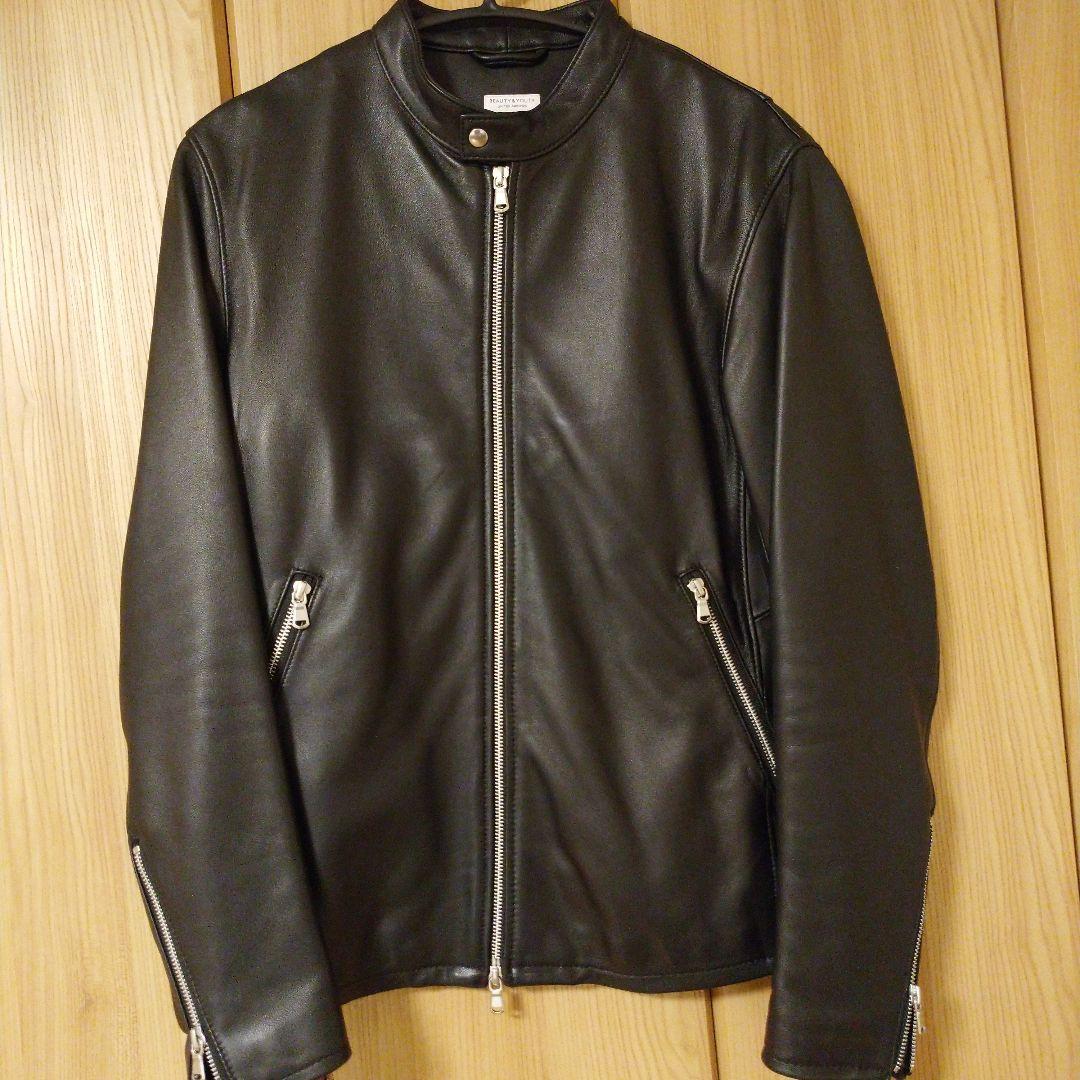 beauty&youth ユナイテッドアローズ　ライダースジャケット　 Lサイズ