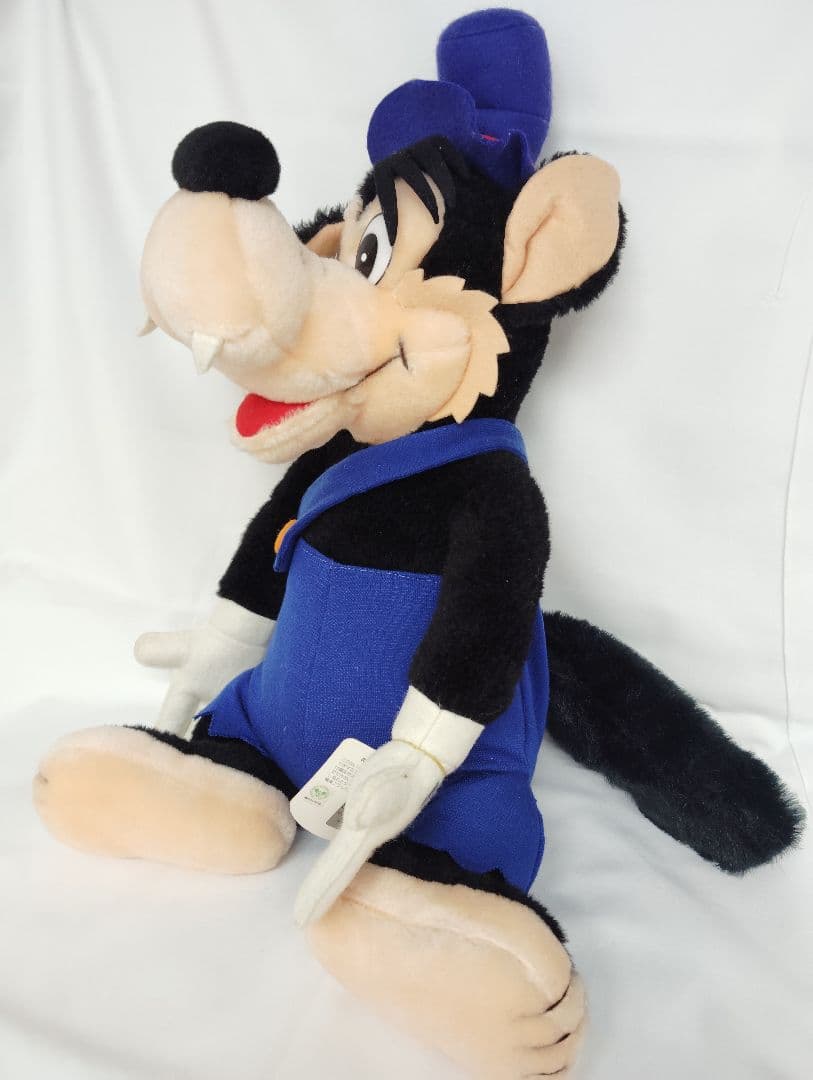 東京ディズニーランド　ビッグバッドウルフ　ぬいぐるみ　レトロ