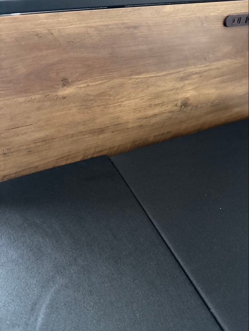 コンセント収納付きシングルベッドフレーム　ニトリ　マットレスセット　家財便不可