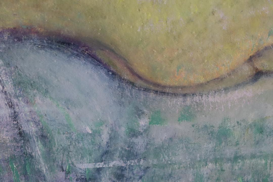 真作保証 和気史郎 「横たわる裸婦」 肉筆12号 1977年 スピリチャル画家