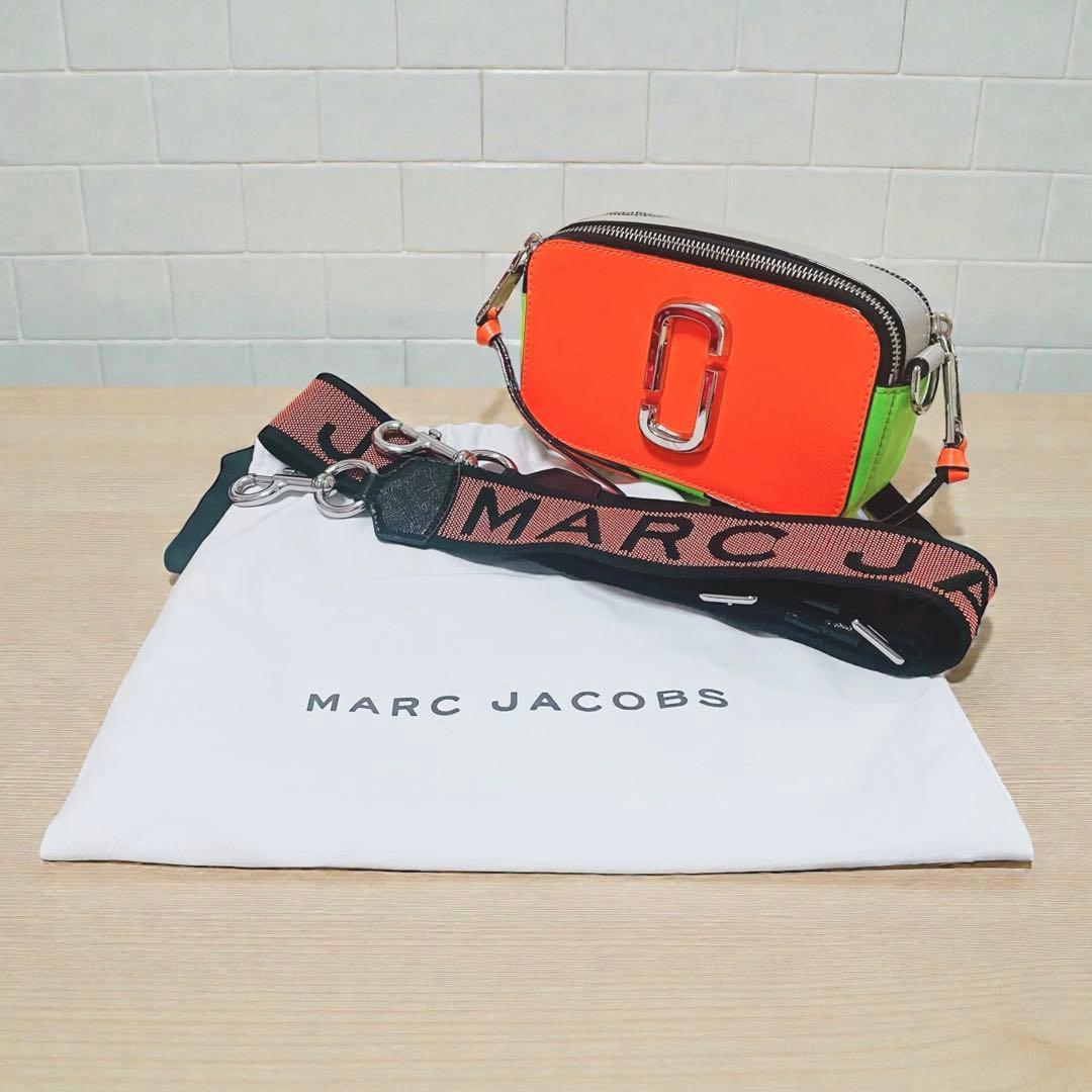 希少‼️MARC JACOBS ショルダーバッグ オレンジ スナップショット
