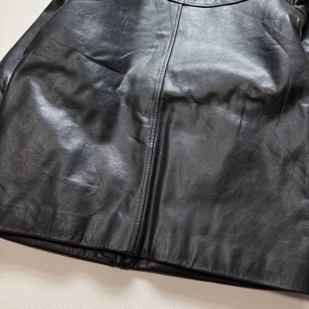 90's OLD GAP ジップアップ レザー カーコート レザージャケット