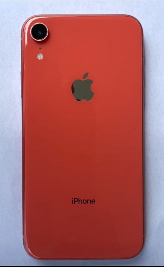 iPhone XR 64GB コーラル SIMフリー 初期化済 即使用OK