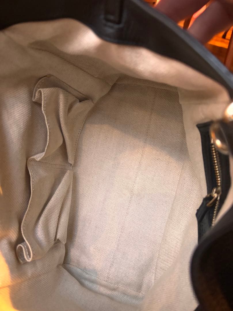 美品本物‼️GUCCI ソーホー タッセル　ブラック レザー