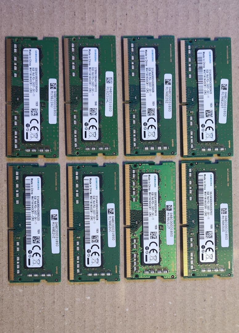 ★*e様 【合計64GB】Samsung DDR4-2400 8GB×8枚　ノー