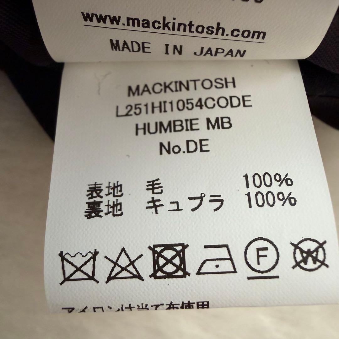 【新品タグ付】MACKINTOSH HUMBIE MB 金ボタン コート 黒 4