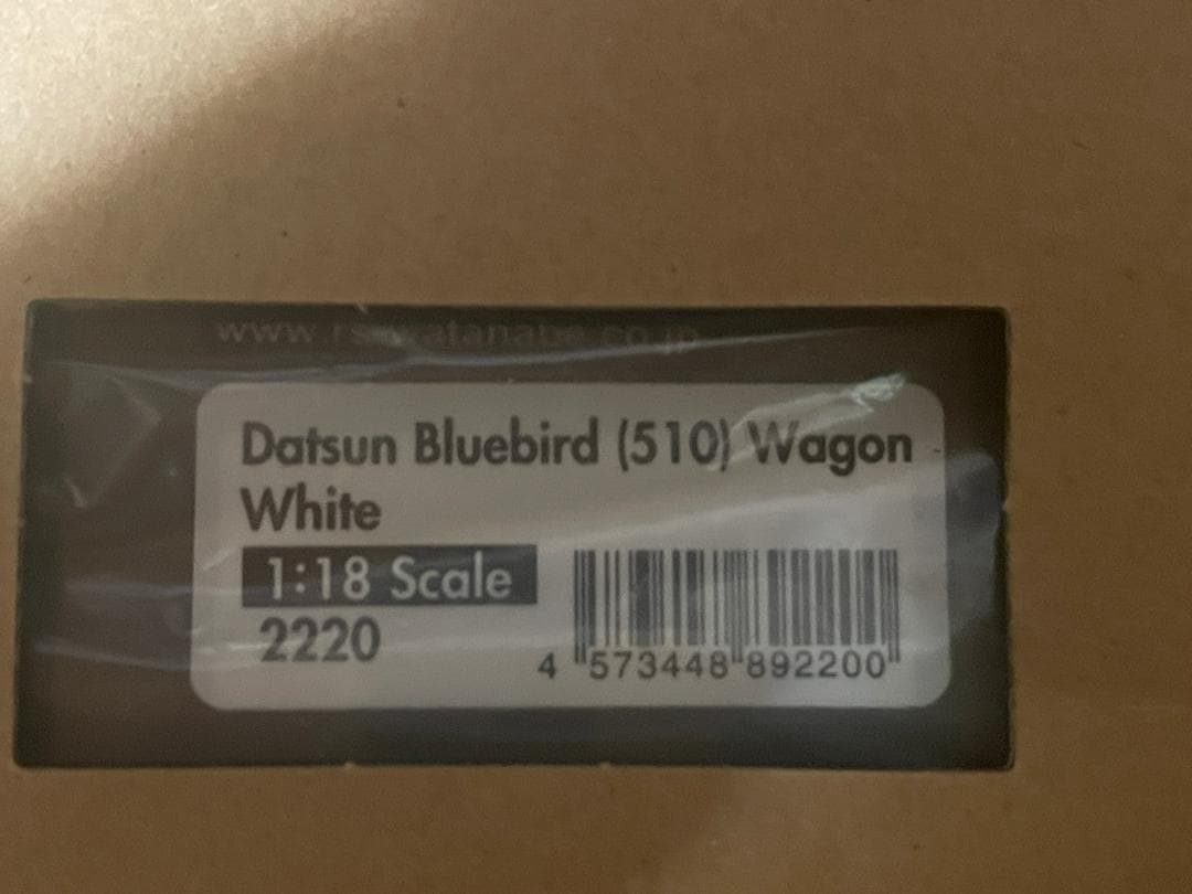 最終値下げ　1/18　イグニッションモデル　ブルーパード510ワゴン　ホワイト