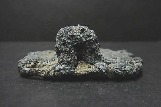 ★U1702★古代品 （19）青銅　大型スタンプ　ブロンズ製　印章　透かし紋様