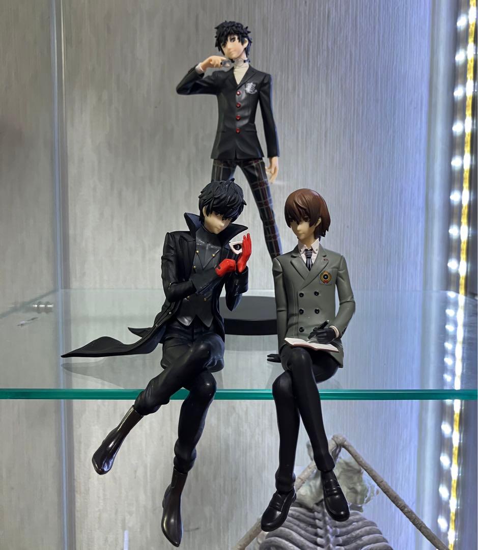 ペルソナ5 雨宮蓮　明智吾郎　ジョーカー　ぬーどるストッパー　フィギュア