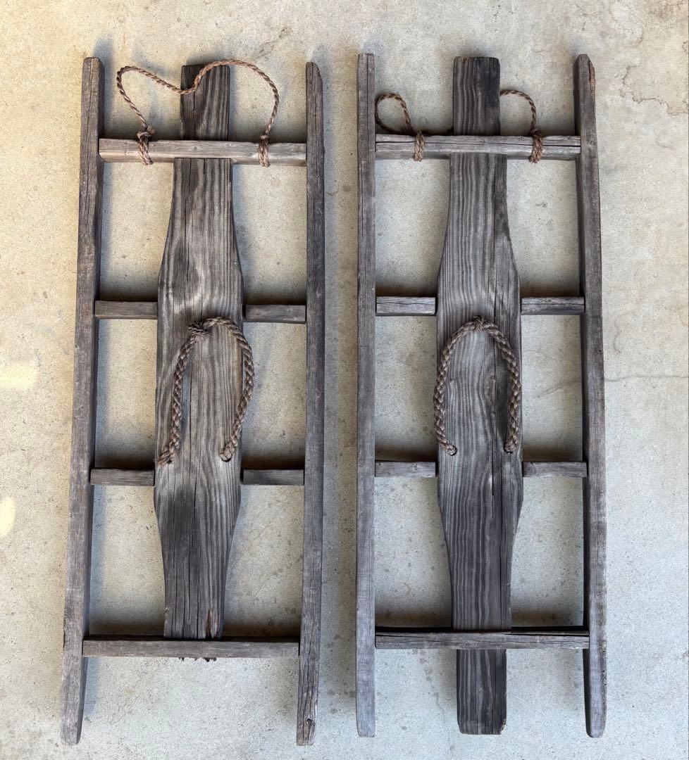 昭和レトロ農具　田下駄　民芸品　貴重品