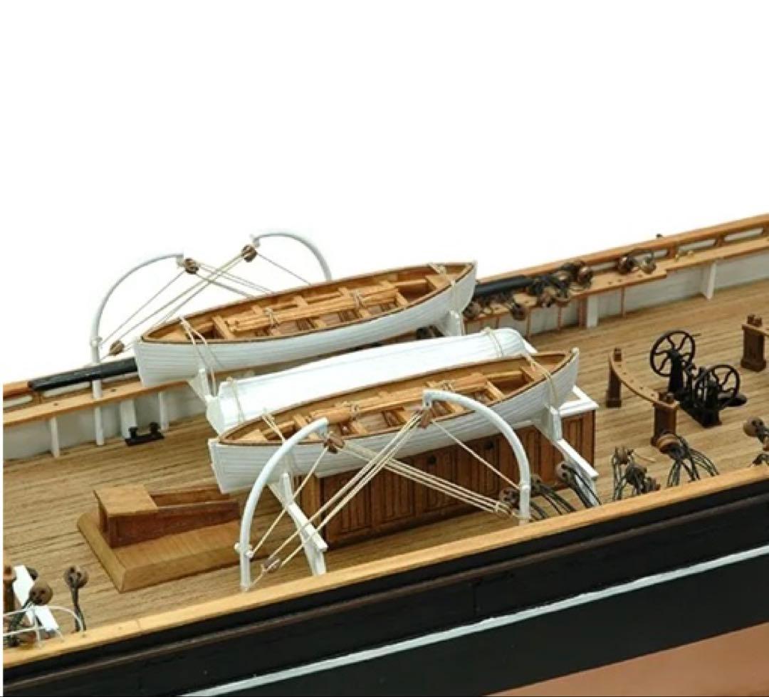 【希少商品】木製帆船模型 1/80カティサーク 帆付
