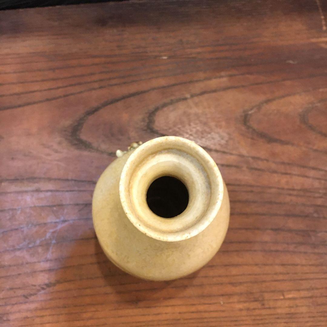 瀬戸焼 黄瀬戸焼 鬼 徳利