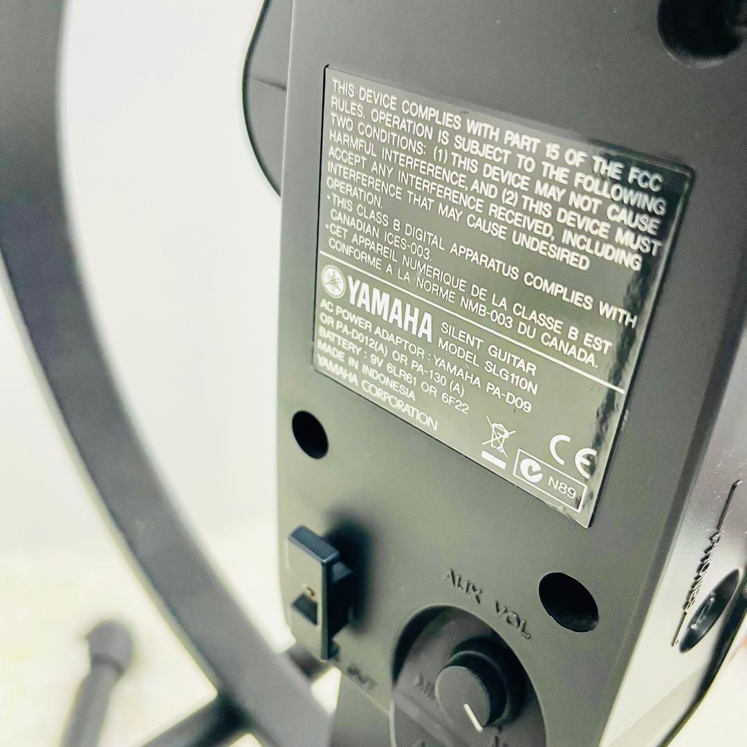 超美品　YAMAHA サイレントギター　SLG110N ブラック　ヤマハ