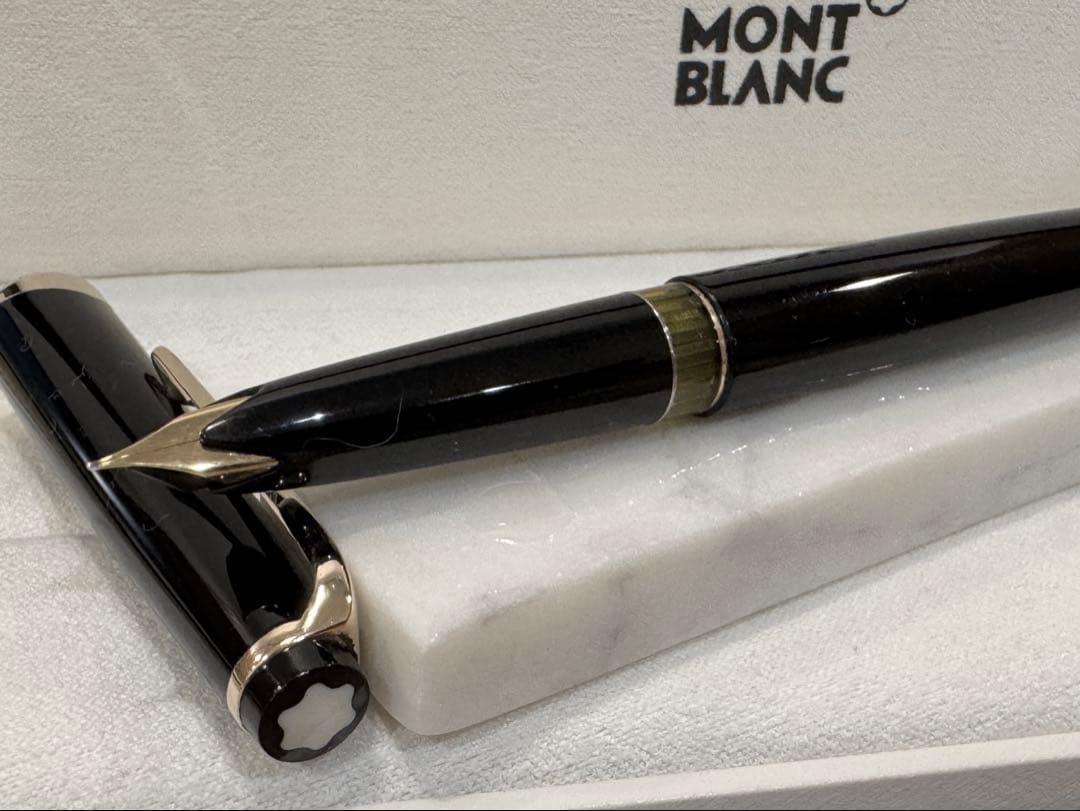【極美品】モンブラン万年筆 No12 1960s ペン先18c 750 ブラック