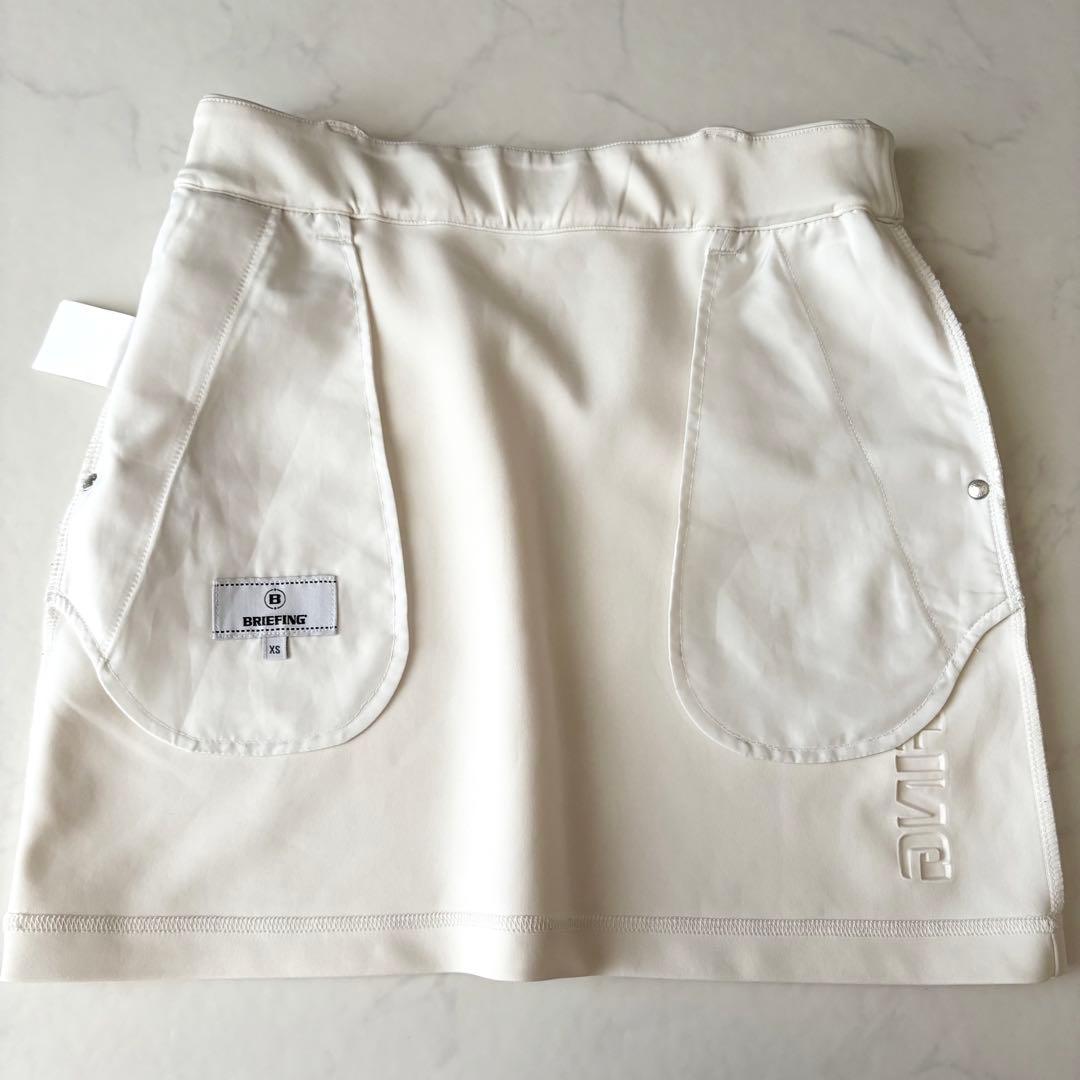 BRIEFING ブリーフィング 3D ロゴ スカート ホワイト 白 ゴルフ