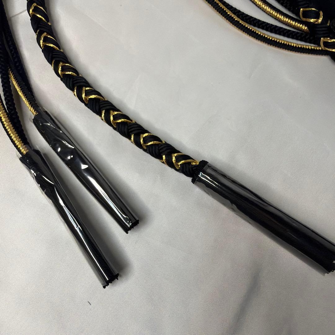 新品　2026年モデル　黒　振袖用　帯締め　帯揚げ　半襟　重ね襟　セット