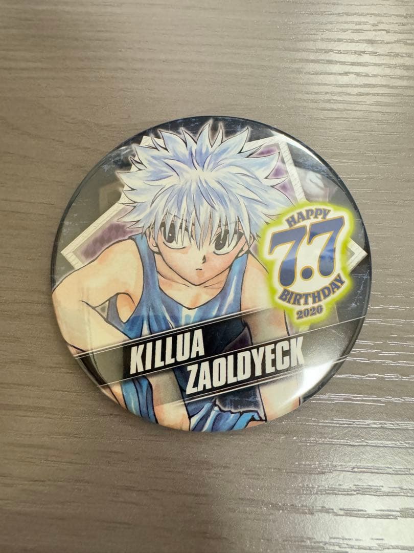 hunter×hunterバースデー缶バッジ　キルア