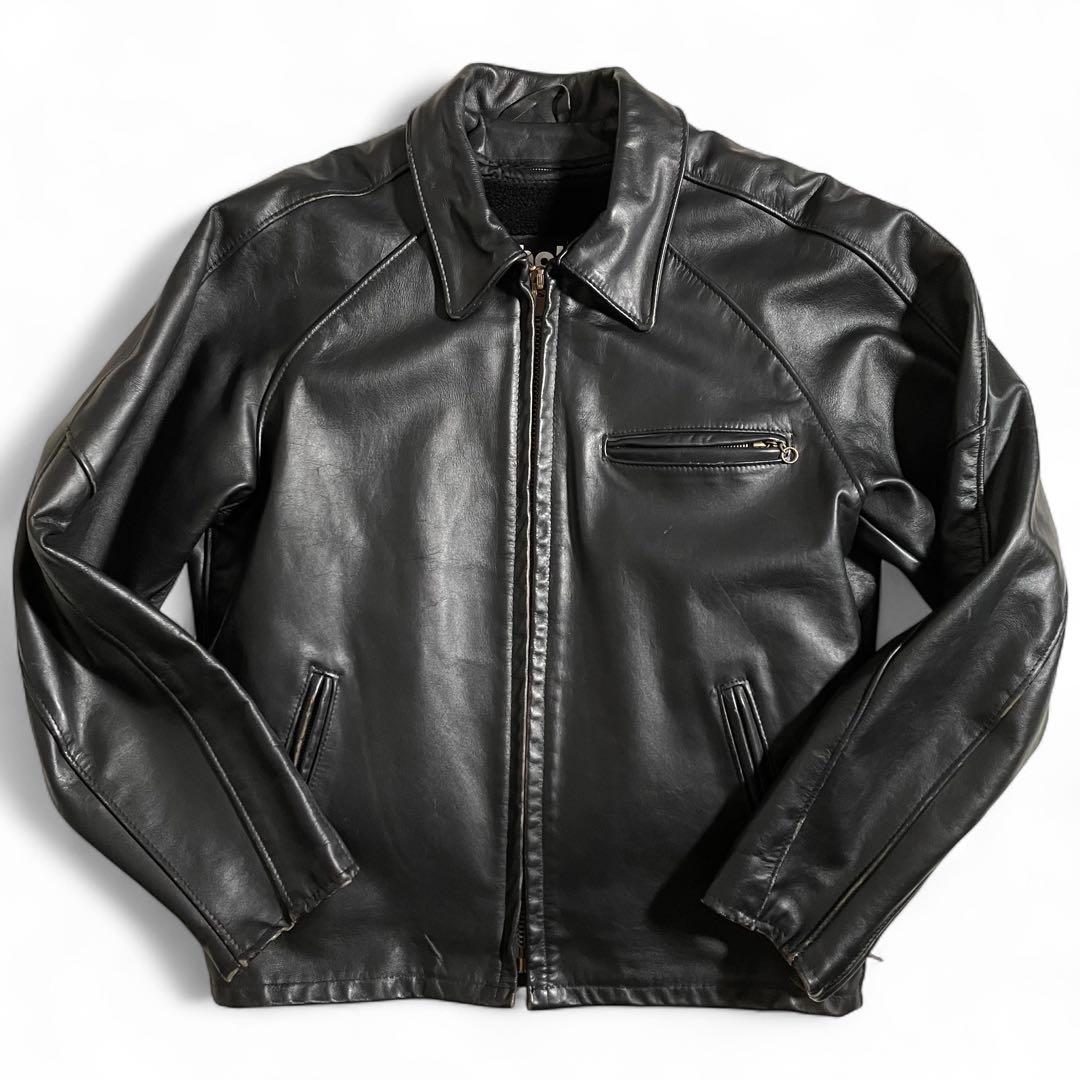 schott ショット シングルライダースジャケット ライナー付き 441PP