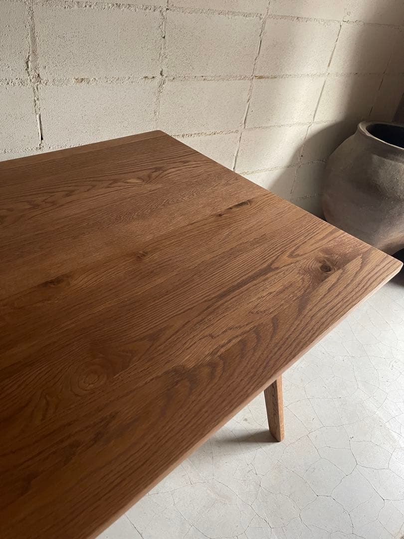 美品　unico ADDAY ウニコ　アディ　ダイニングテーブル オーク無垢材