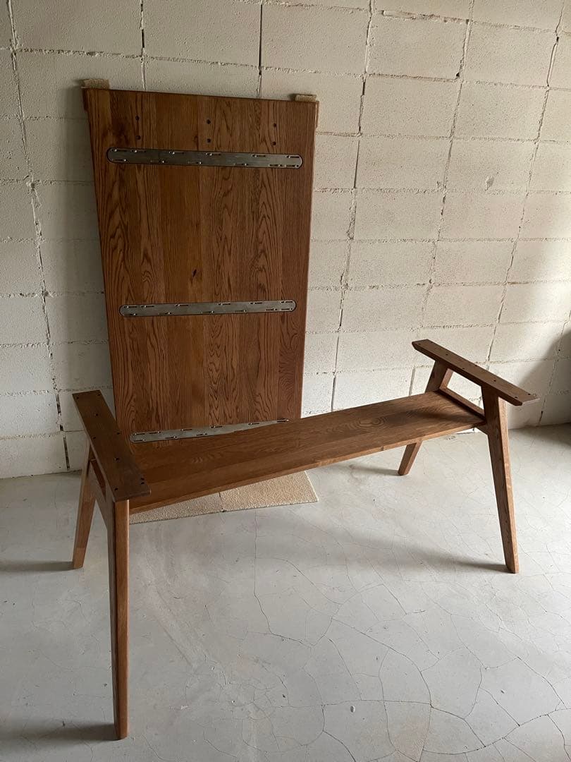 美品　unico ADDAY ウニコ　アディ　ダイニングテーブル オーク無垢材