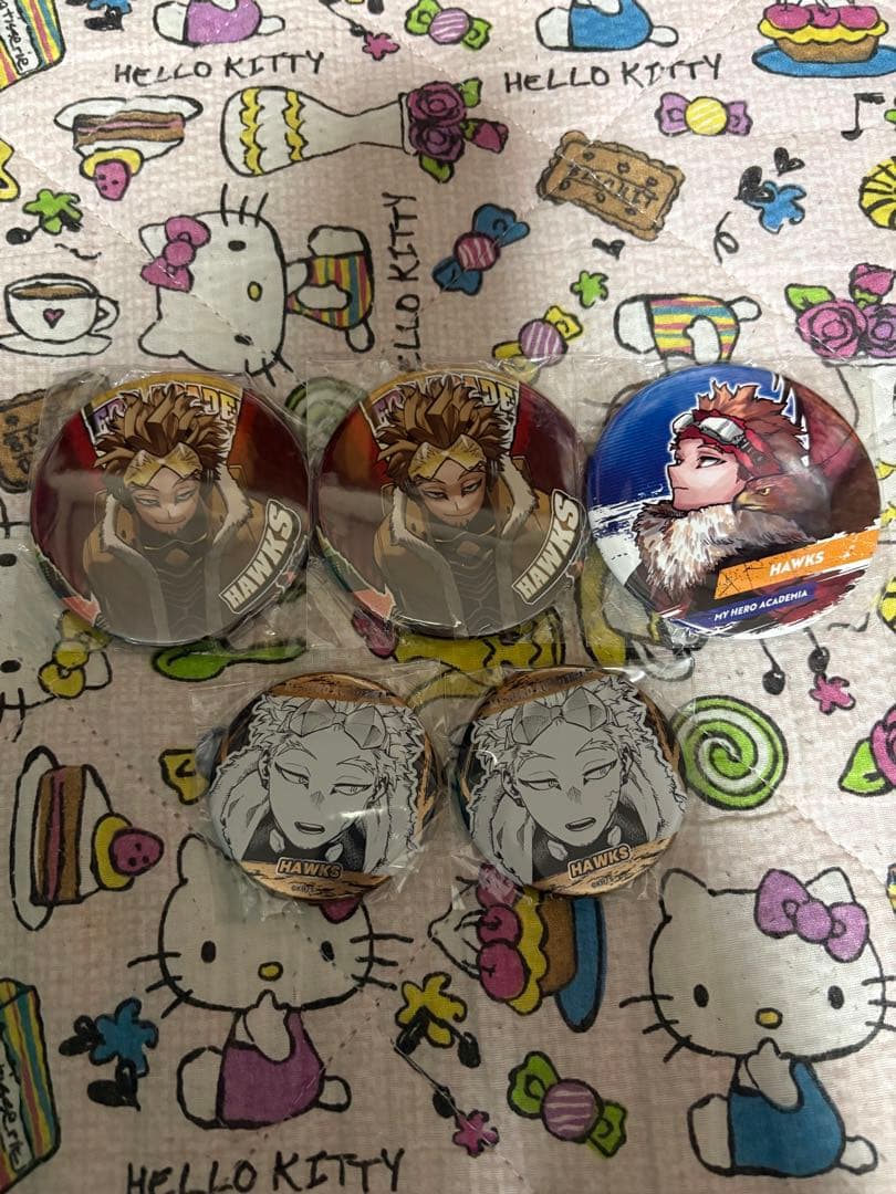 僕のヒーローアカデミア ホークス 缶バッジ