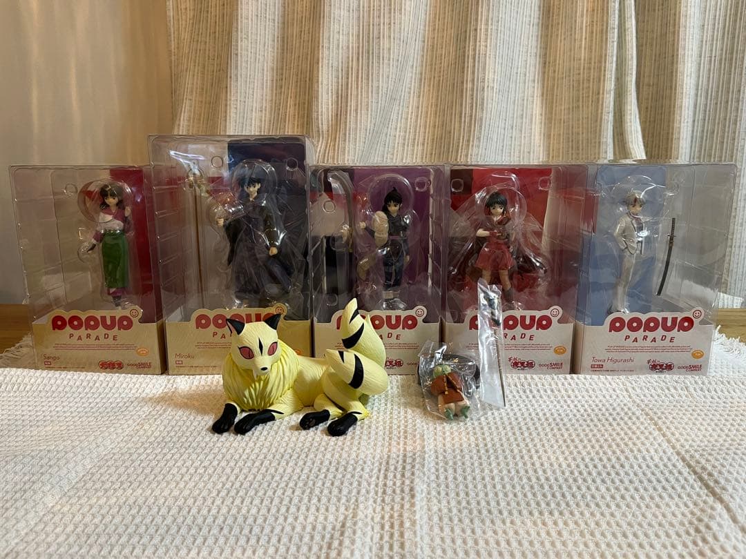 犬夜叉 POP UP PARADE 弥勒　珊瑚　せつな　もろは　とわ　邪見　雲母