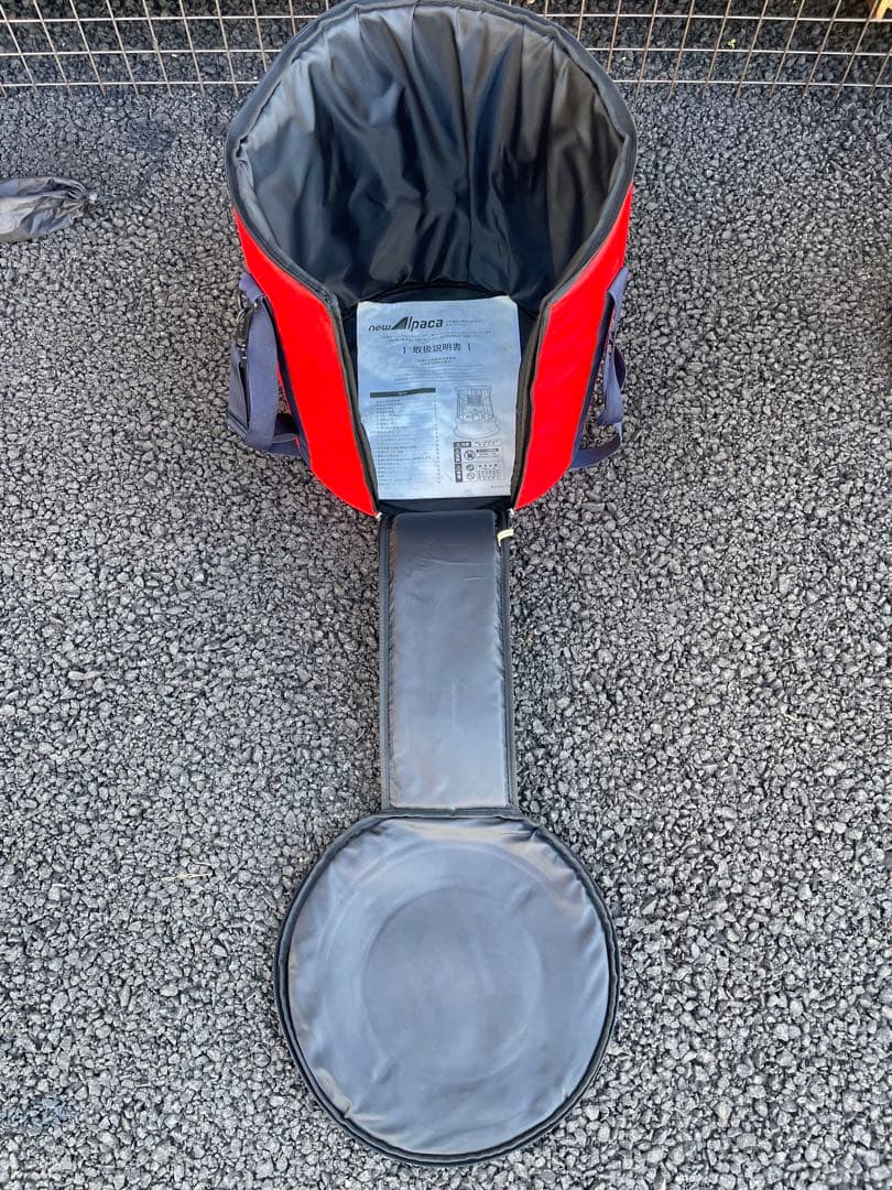 NEWアルパカ石油ストーブ 専用ケース・反射板・五徳付　ブラック