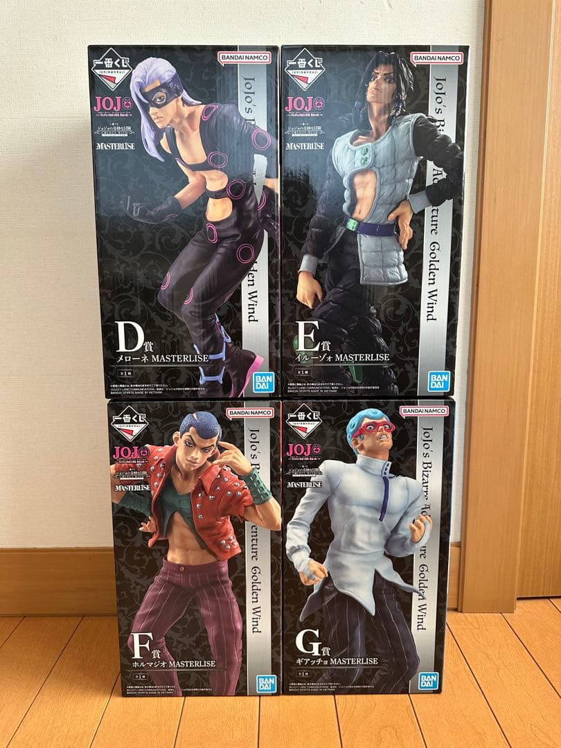 【新品未開封】一番くじ ジョジョの奇妙な冒険 フィギュア 4体セット