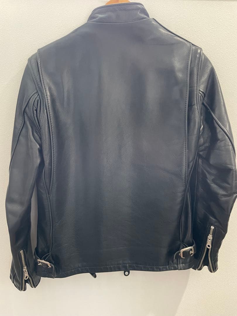 Schott ブラック シングルライダース 32
