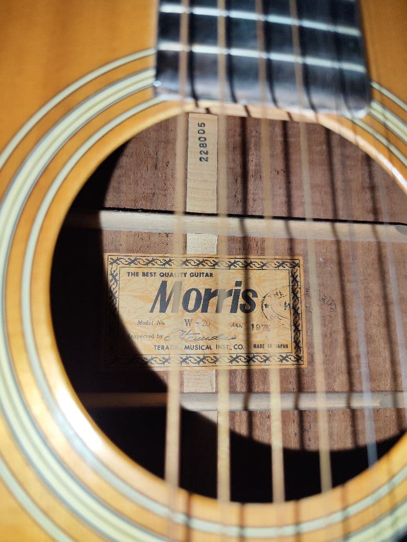 MORRIS　W-20　70’s ジャパンヴィンテージ　カコギ　1975年製