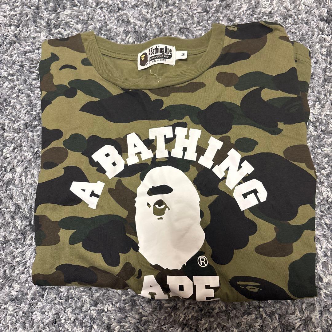 A BATHING APE カモフラージュ ロングスリーブTシャツ