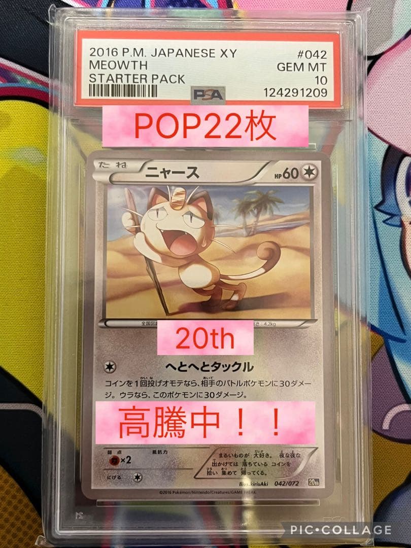 【世界で22枚のみ！】PSA10 ニャース　へとへと　20th 極希少品