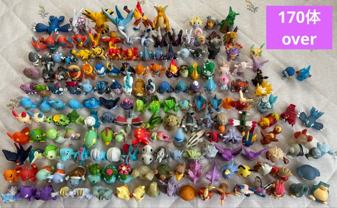 ポケモンキッズ172体/可動式6体/おまけ2体 まとめ売り 指人形