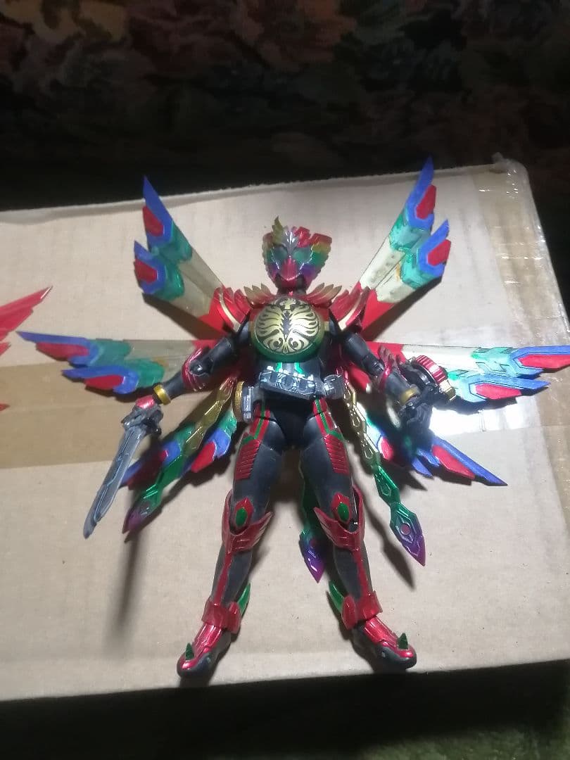 真骨彫製法仮面ライダーオーズタジャドルエタニティ＆スーパータトバ改造品