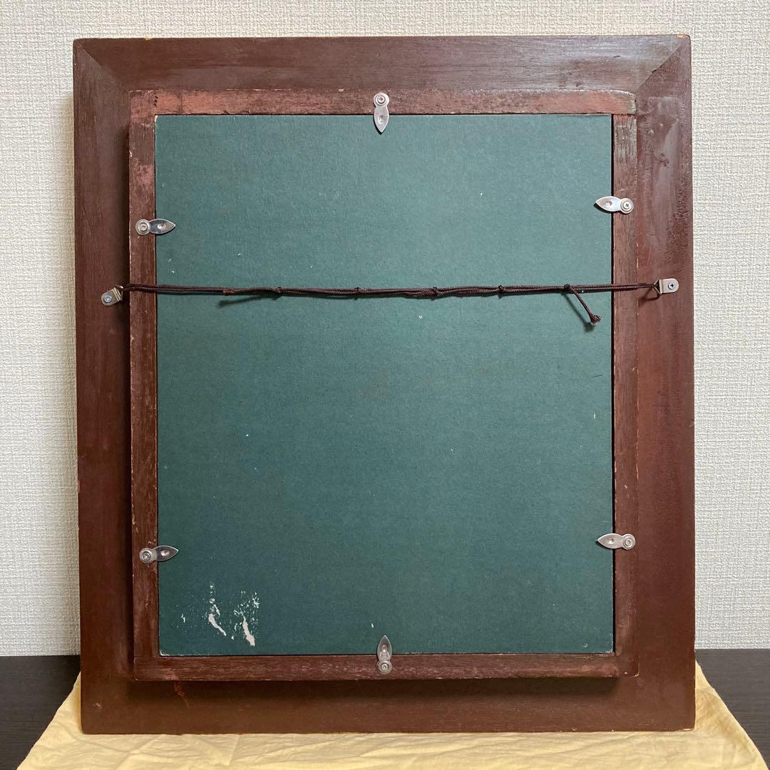 【真作】織田広喜「コーヒー店」油彩3号 直筆サイン 二科会 アンニュイ 絵画