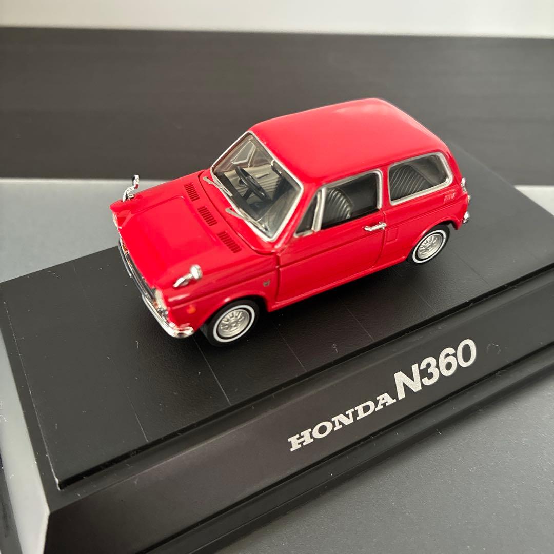エブロ　EBBRO HONDA N360 ミニカー　赤 水色 白　3台セット