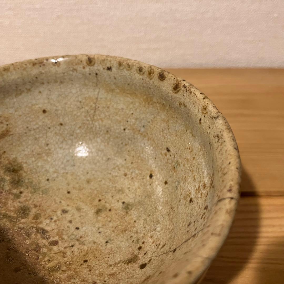 片口にもなる古唐津茶碗　桃山時代