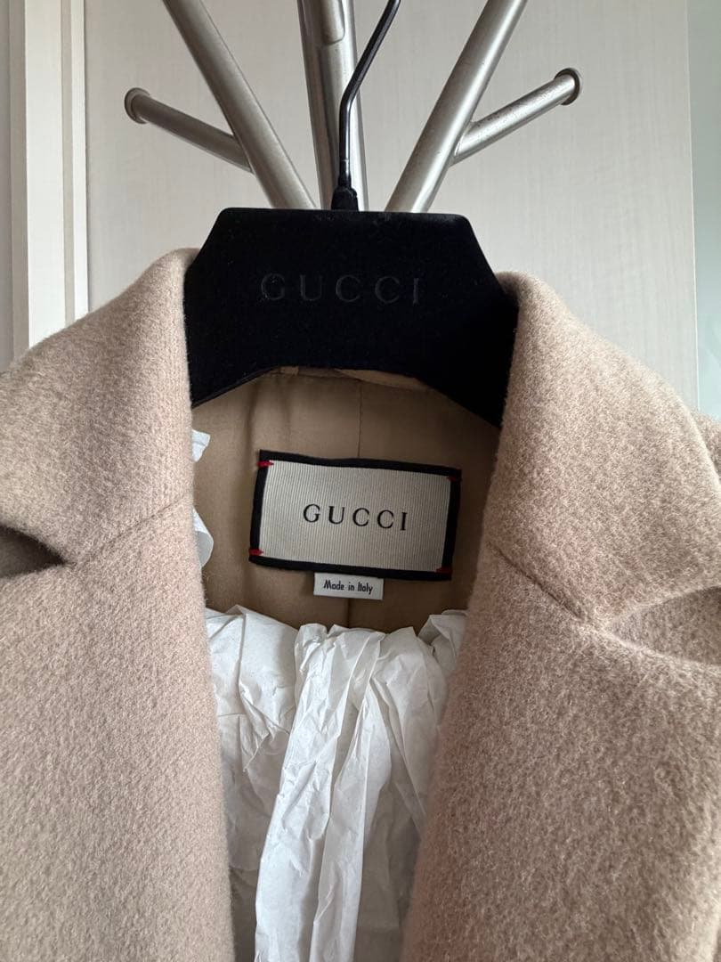 GUCCI ベージュ チェスターコート38