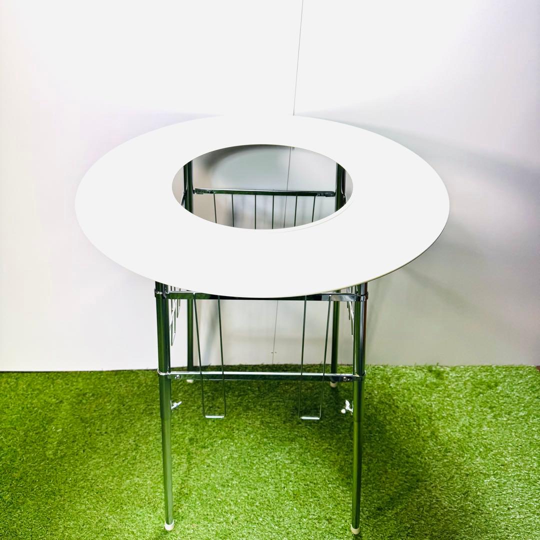 高津製作所　丸型ストーブガード　デラックス組立式　カフェテーブル サイドテーブル