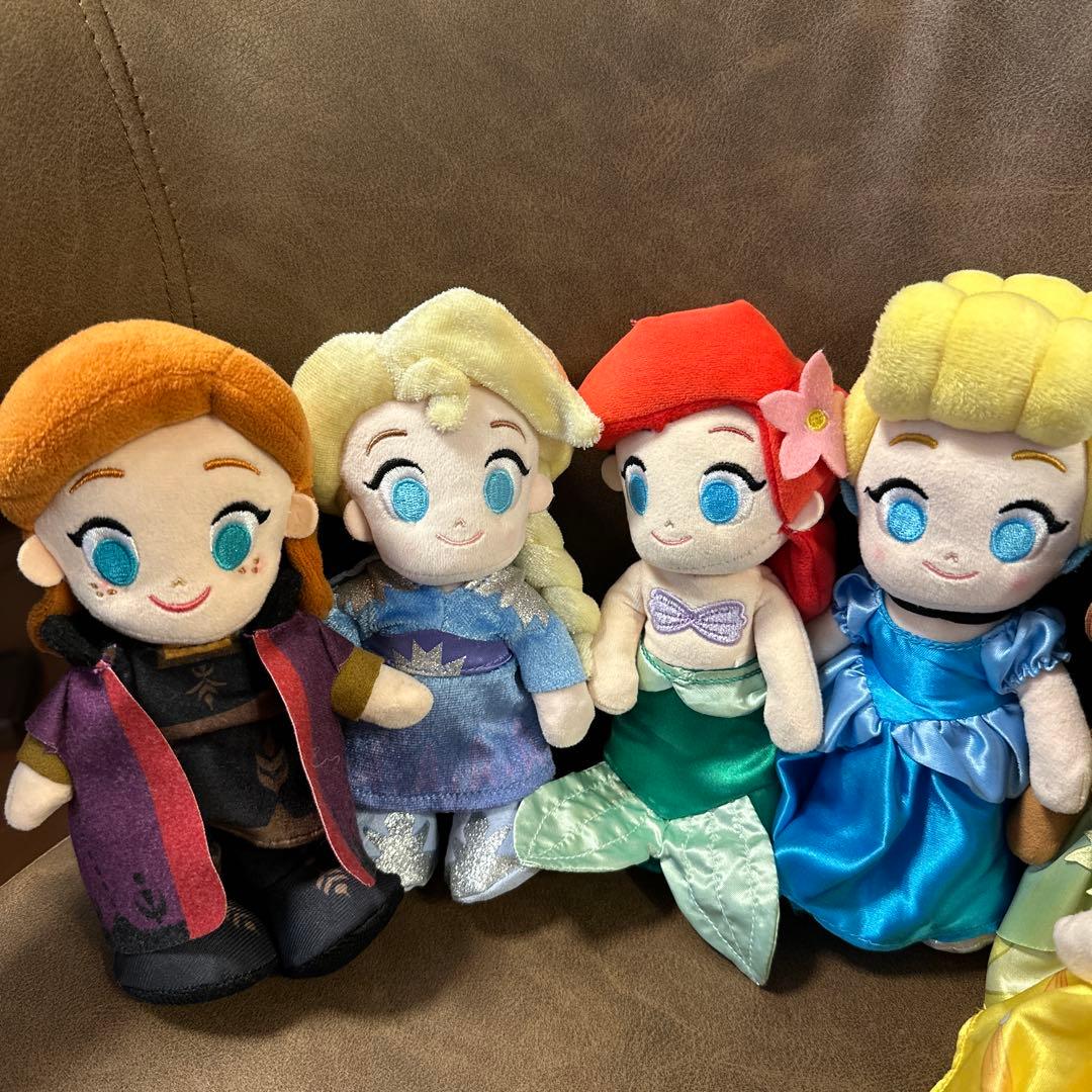 ディズニープリンセスぬいもーずセット
