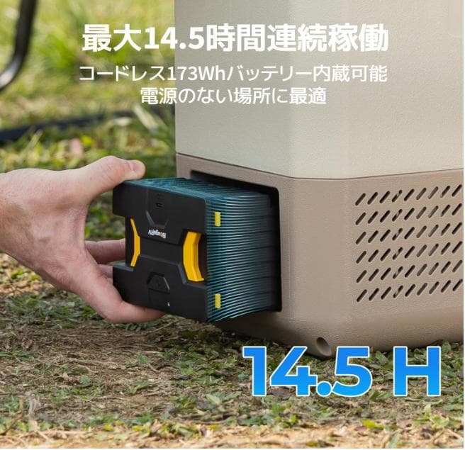 BougeRV 9L ポータブル冷蔵庫 美品 小型 急速冷凍＆バッテリー付属