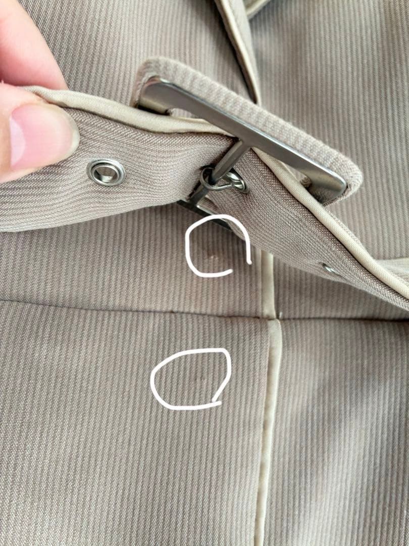 robe de fleurs glossy ドレス　S ベージュ　シュガー