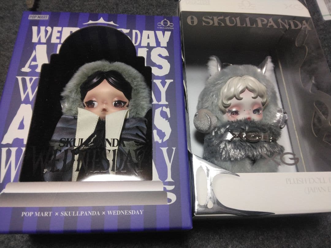 スカルパンダxg,ウェンズデー新品未開封SKULLPANDA