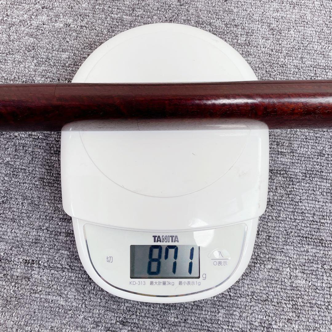 中棹 三味線 虎トチ紅木 子持ち綾杉胴 二本溝 金細 K9 紅木糸巻き 和楽器