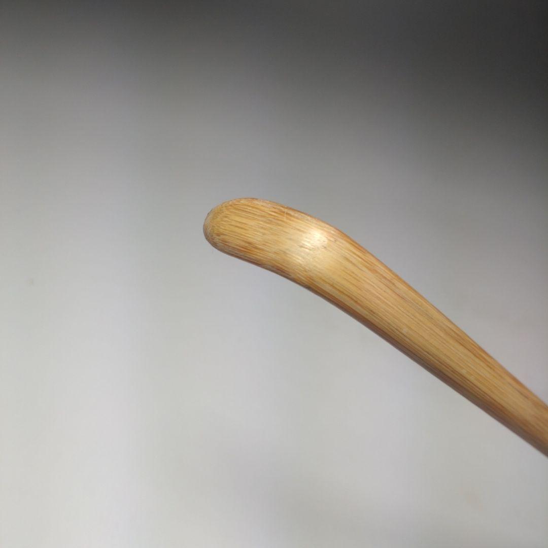 イ100 茶杓『大徳寺　立花大亀　極箱』『銘　野分』『稲尾誠中斎下削り』竹茶杓