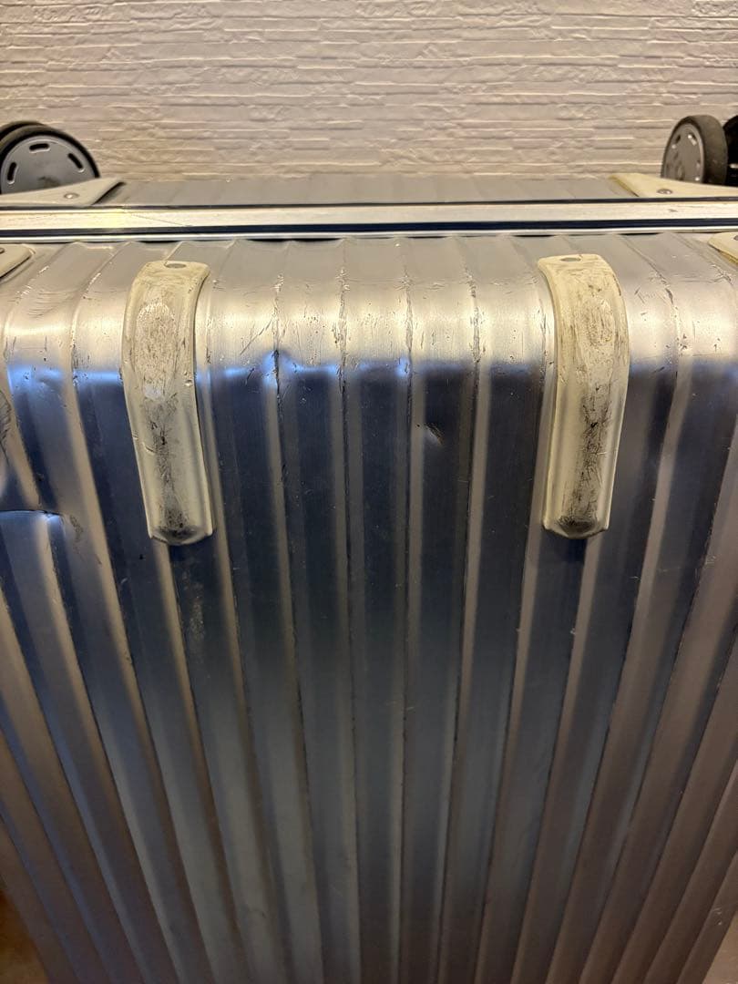 【稀少・廃番】 青ロゴ リモワ シルバー トパーズ 82L 4輪