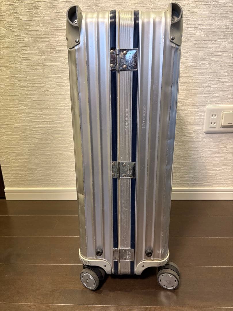 【稀少・廃番】 青ロゴ リモワ シルバー トパーズ 82L 4輪