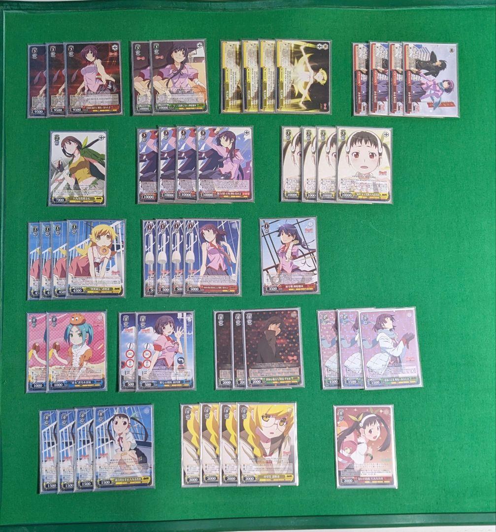 WS 化物語　デッキ+パーツ（スリーブ付き）