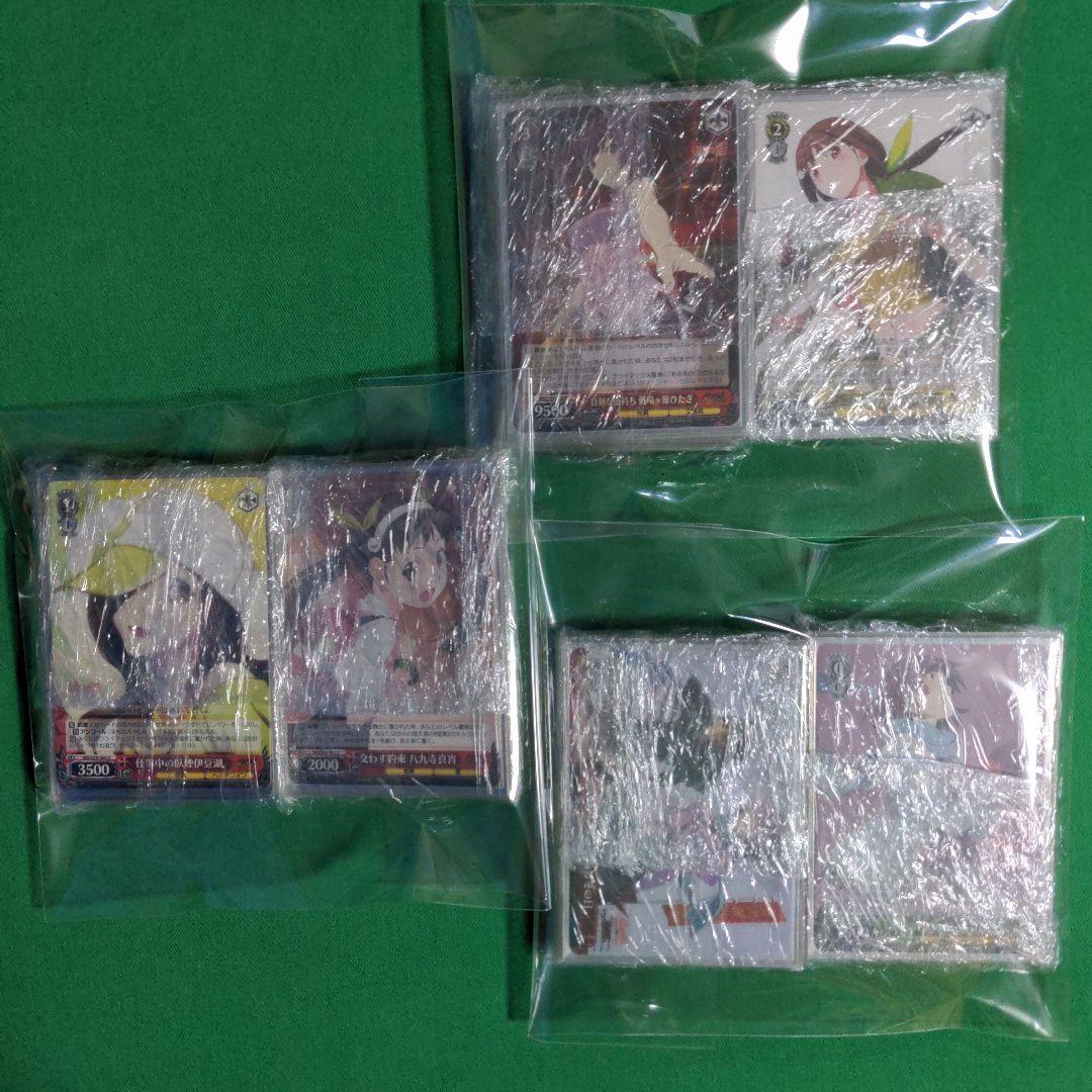 WS 化物語　デッキ+パーツ（スリーブ付き）