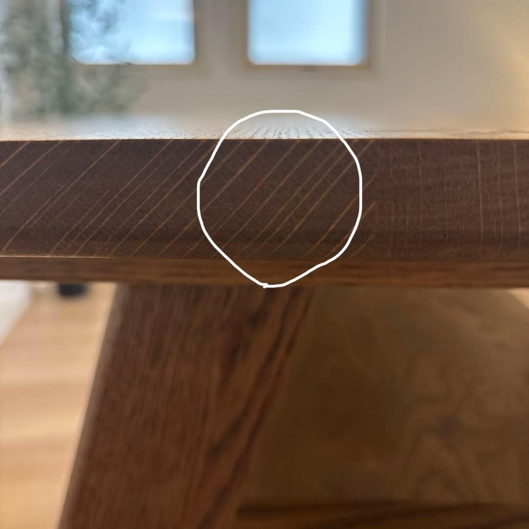 unico ダイニングテーブル w1350